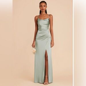 Birdy Grey Lydia Dress - Matte Satin Sage